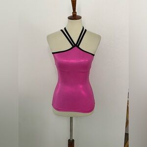 Motionwear Pink Glitter‎ Active Tank Top - Size Adult Small